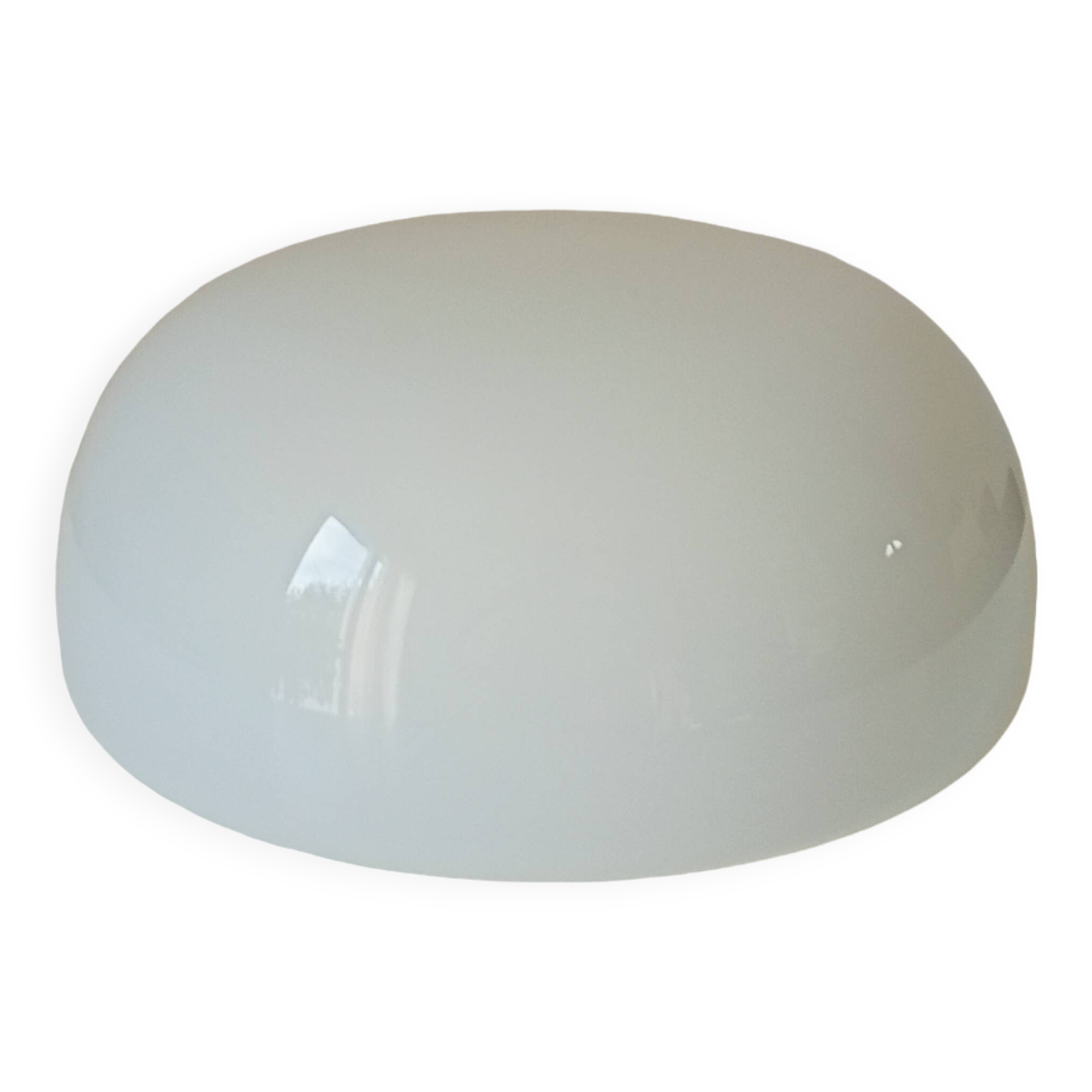Vintage opaline dome ceiling light from the 60s
