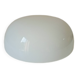Vintage opaline dome ceiling light from the 60s