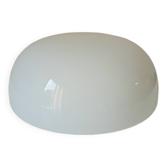 Vintage opaline dome ceiling light from the 60s