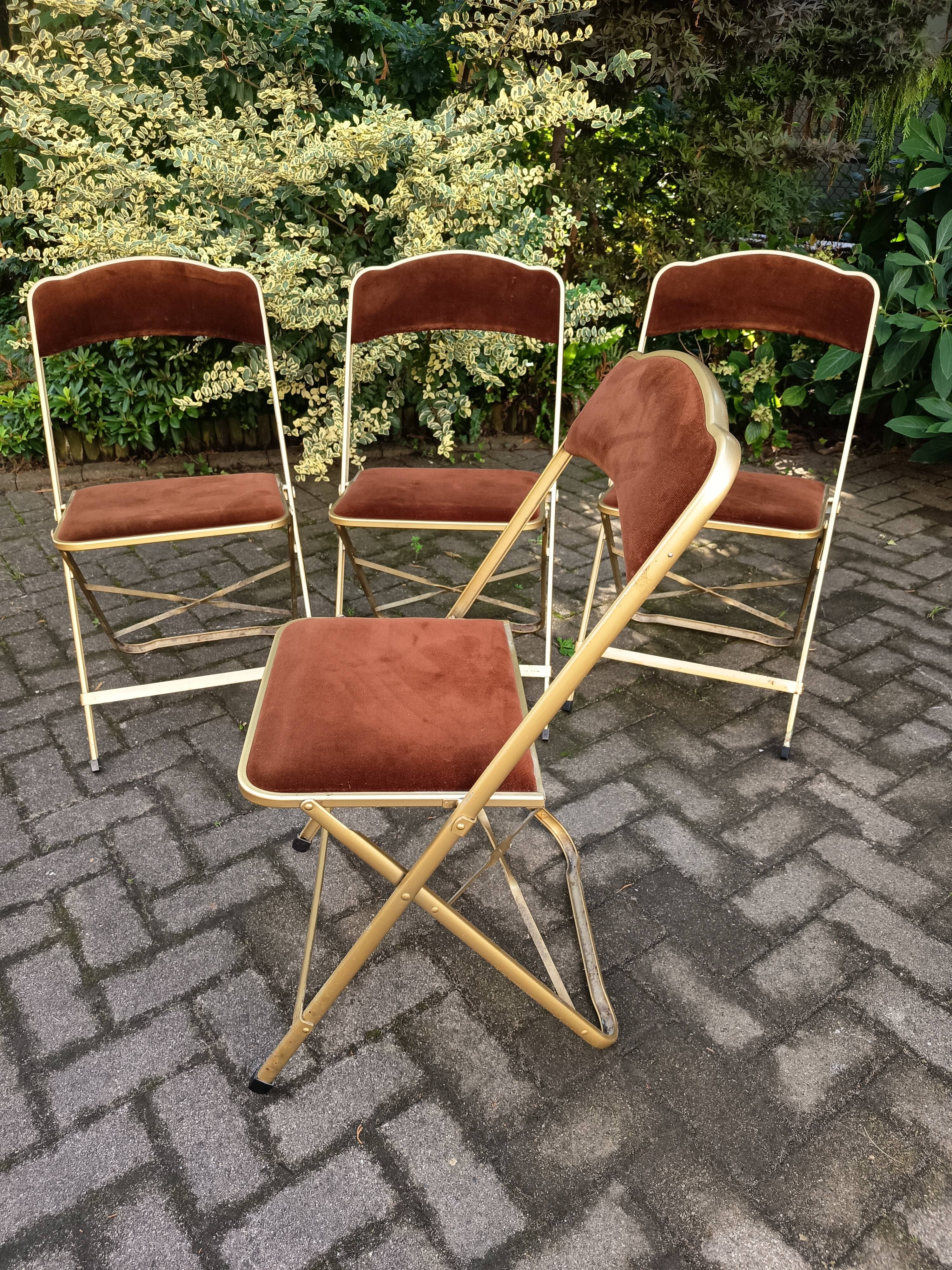 4 folding chairs, Chaisor, 1970