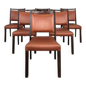Série de 6 chaises vintage