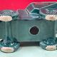 rare dumper ashtray in the shape of a mechanical wheelbarrow 'SAMBRON' ceramic