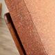 Vintage rust bronze armchair Scandinavian design 1960
