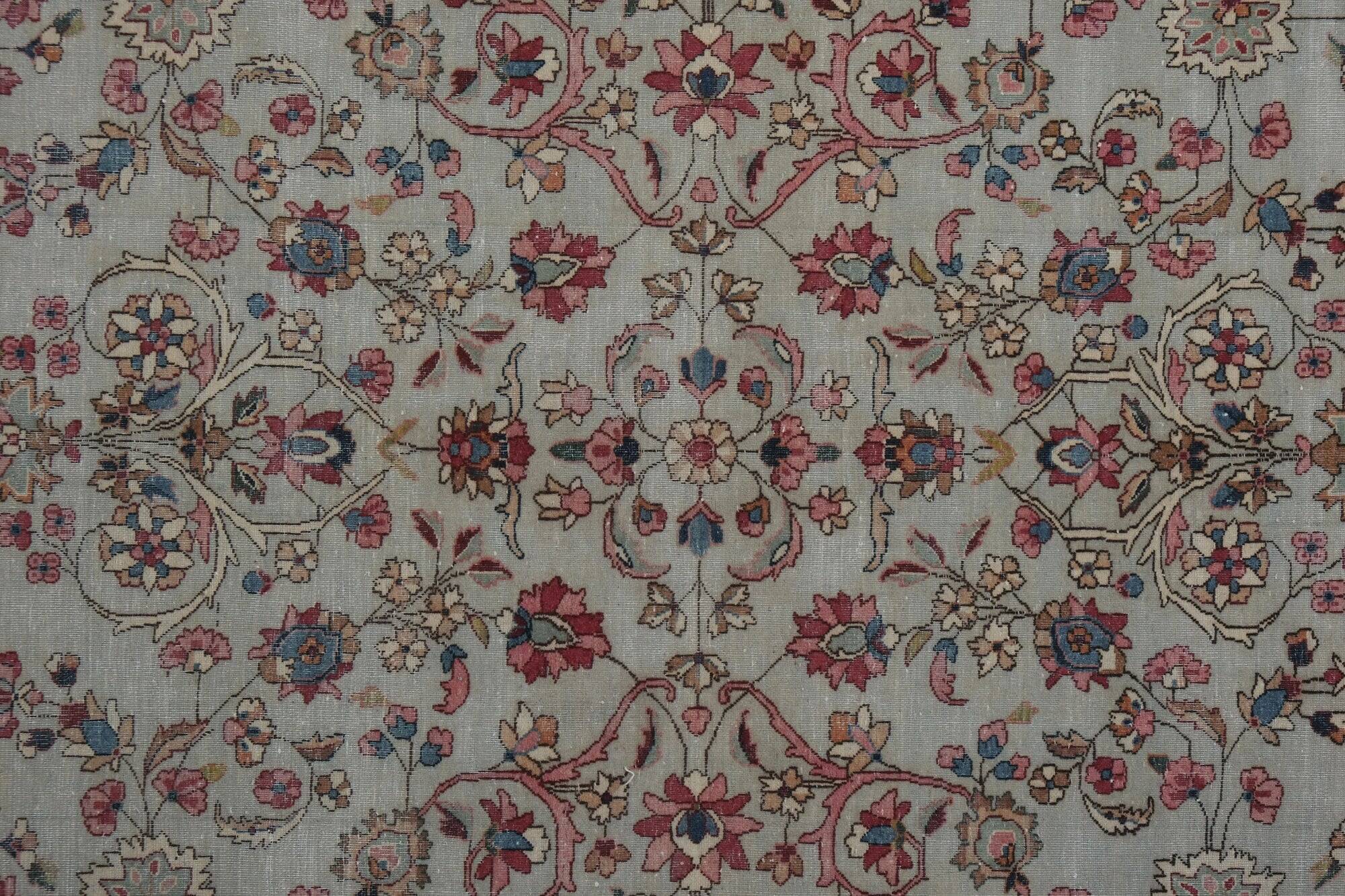 Vintage Turkish handmade rug 210x292 cm