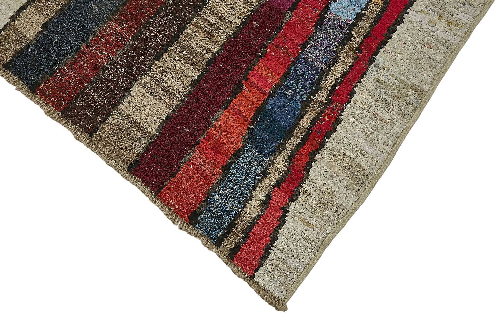 Handwoven Turkish Recycled Boho Rug 170 cm x 262 cm