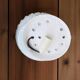 Pair glass lights for ceiling or wall