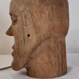 Art brut anthropomorphic lamp