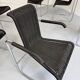 6 black tubular chairs design by Axel Bruchhäuser model D20 bauhaus