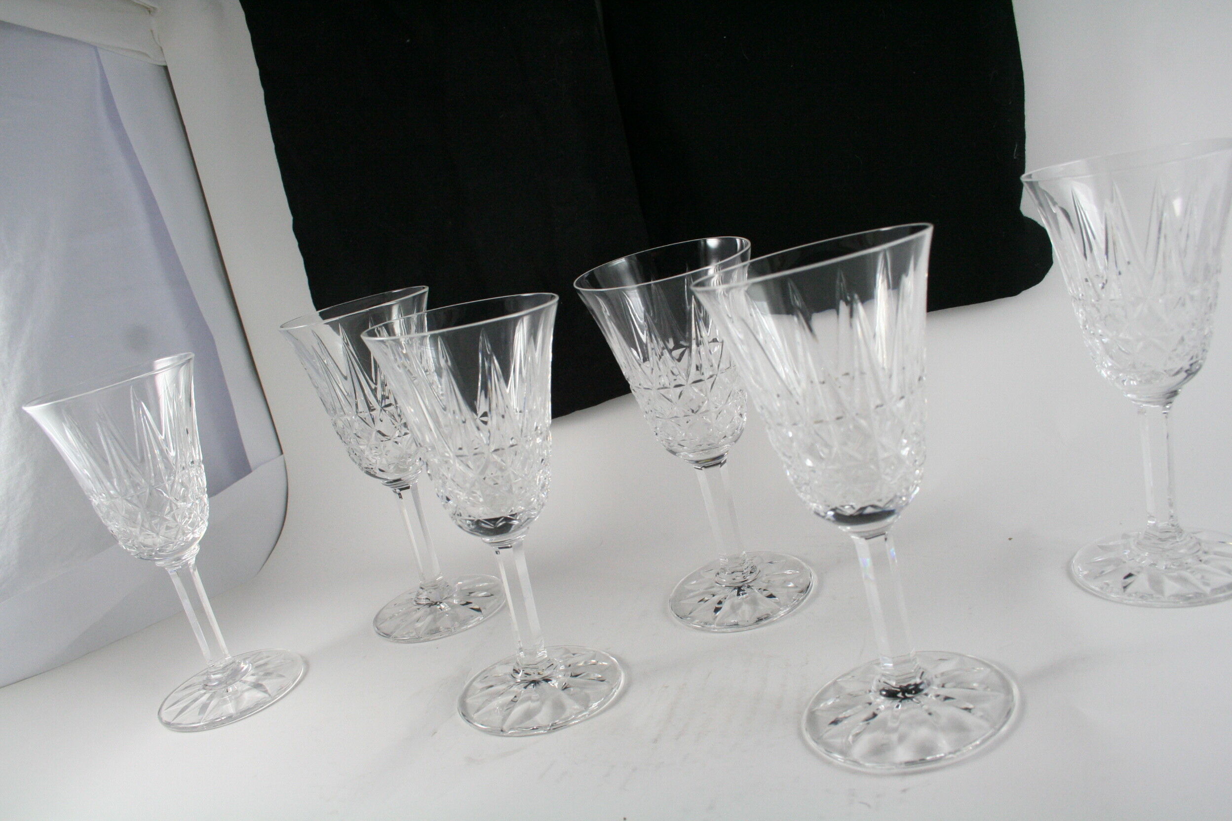 6 wine glasses saint louis model tarn