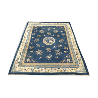 Tapis vintage chinois noué main 370x450 cm