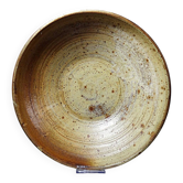 Large vintage stoneware fruit bowl from Puisaye attributed to Jean-Pierre Prudhomme.