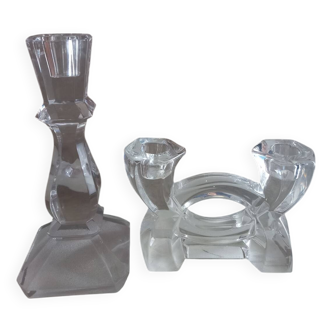 Bougeoir en cristal