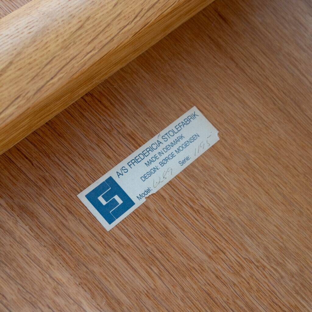 Børge Mogensen 6289 dining table Fredericia Denmark 1960s
