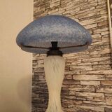 Mushroom lamp 1990 white and blue