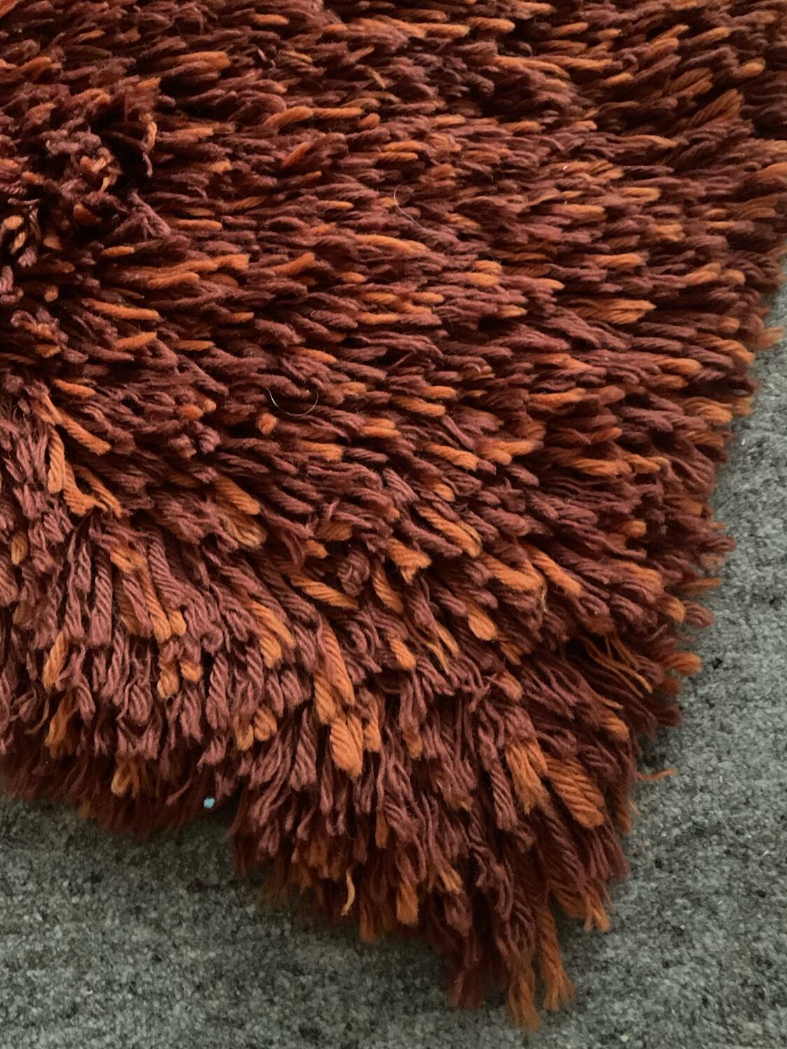 Vintage woven wool rug