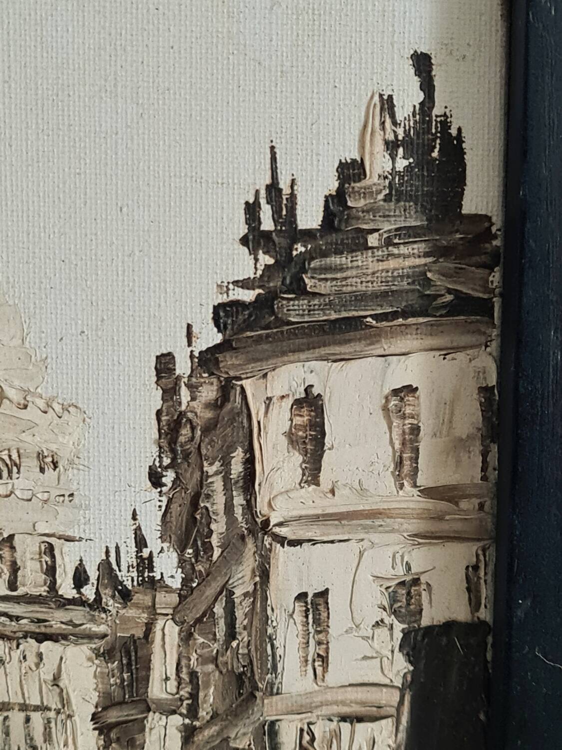 Oil on canvas Montmartre Midani M'Barki