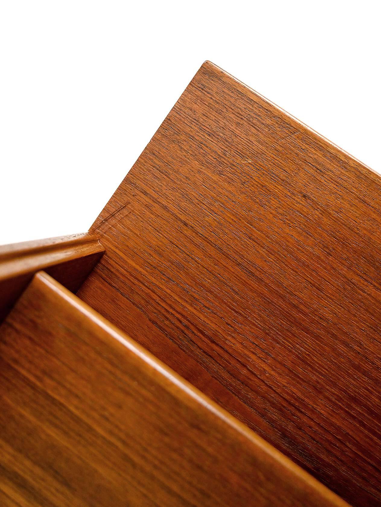 Vintage Swedish bookcase with storage compartment