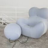 Up 5/6 armchair and footstool, La Mamma by Gaetano Pesce for B&B Italia, 2000s edition.