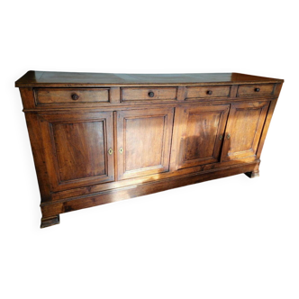 Antique 4-door oak sideboard