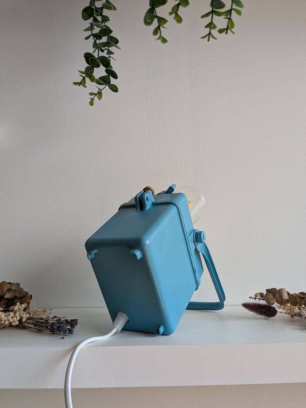 Vintage blue Wonder Tifon lamp