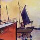 Peinture bateaux années 60