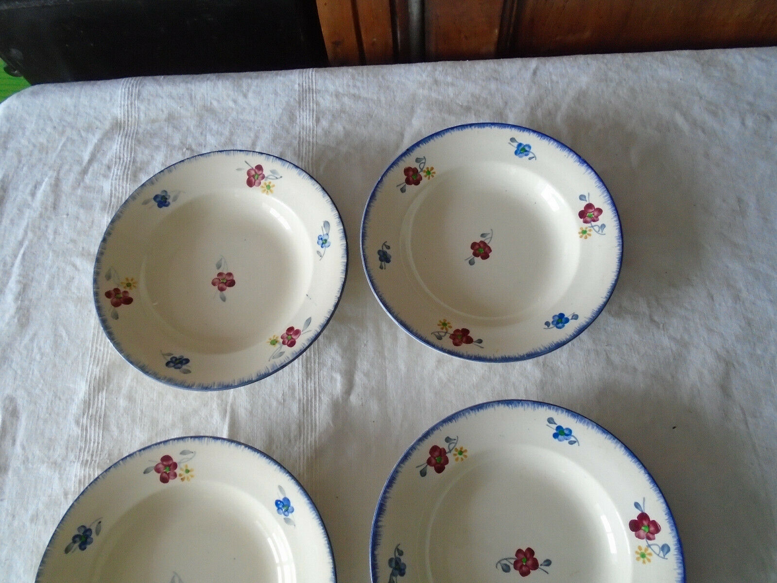 4 assiettes Mary Lou