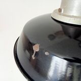 Vintage enamel industrial suspension Reflecto