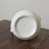 Broc blanc ancien en porcelaine du XIXe siècle