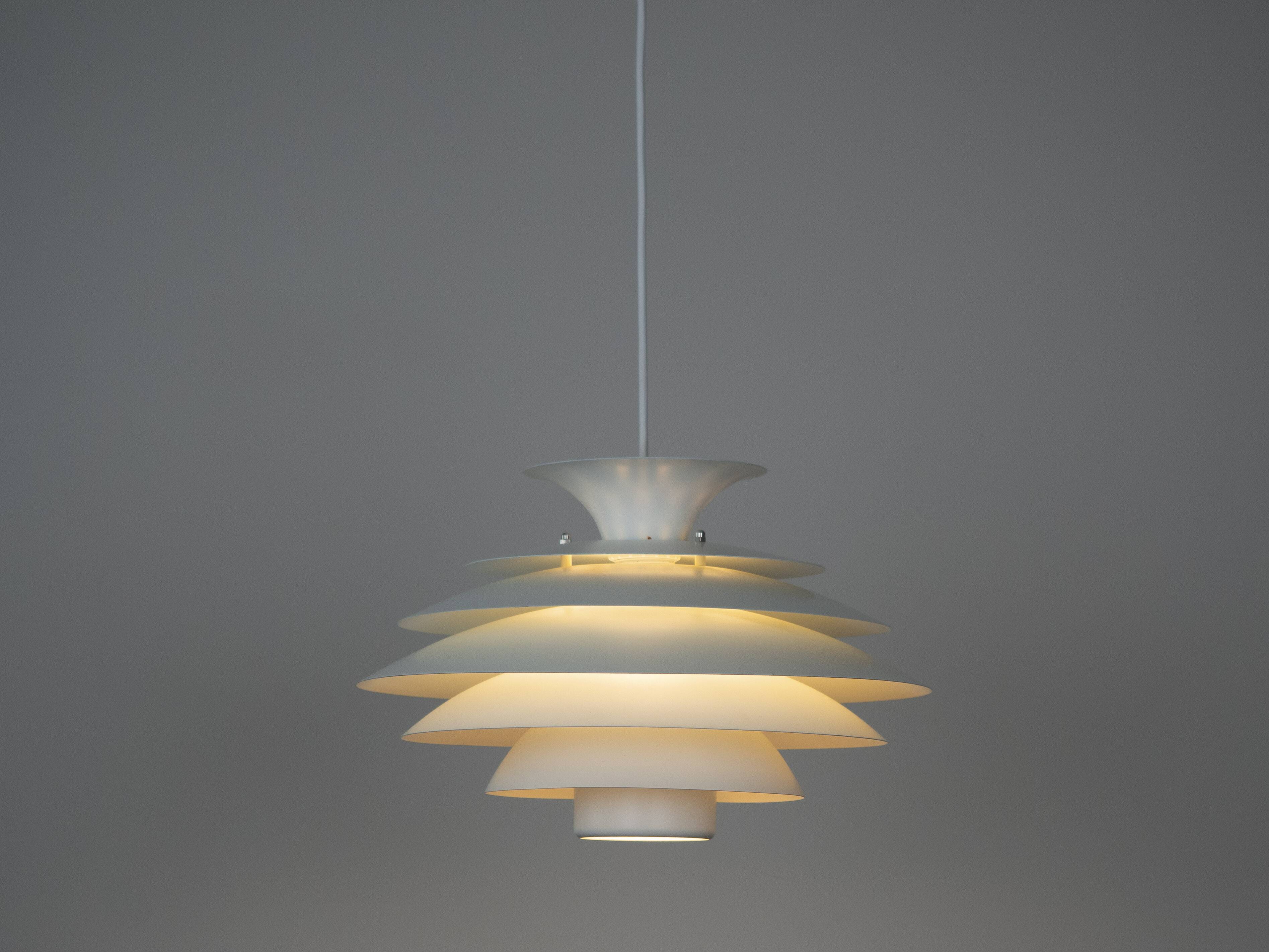 Danish vintage pendant lamp by Form Light, 1980s