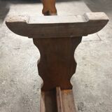 2 solid oak farm benches