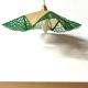 Lampe suspension vintage verte - upcycling