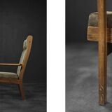 Rare Vintage Mid-Century Danish Modern Armchair Model GE 181 A from Getama