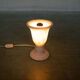 1970s bohemian natural stone table lamp, vintage mood lamp