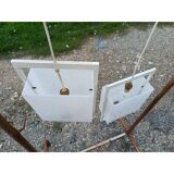 Pair of vintage pendant lights from the 70s