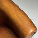 Fauteuil club en peau de mouton 2x classique
