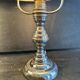 Pair of Art Deco ELAU mushroom lamps with adjustable nickel-plated metal.