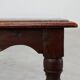 19th Century oak rectangular joint stool or table with turned legs, France