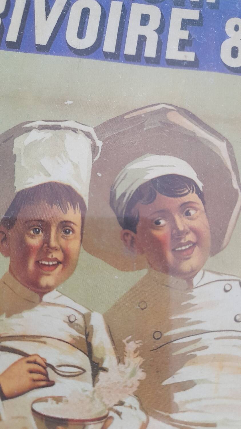 Vintage Rivoire and Carret advertising frame