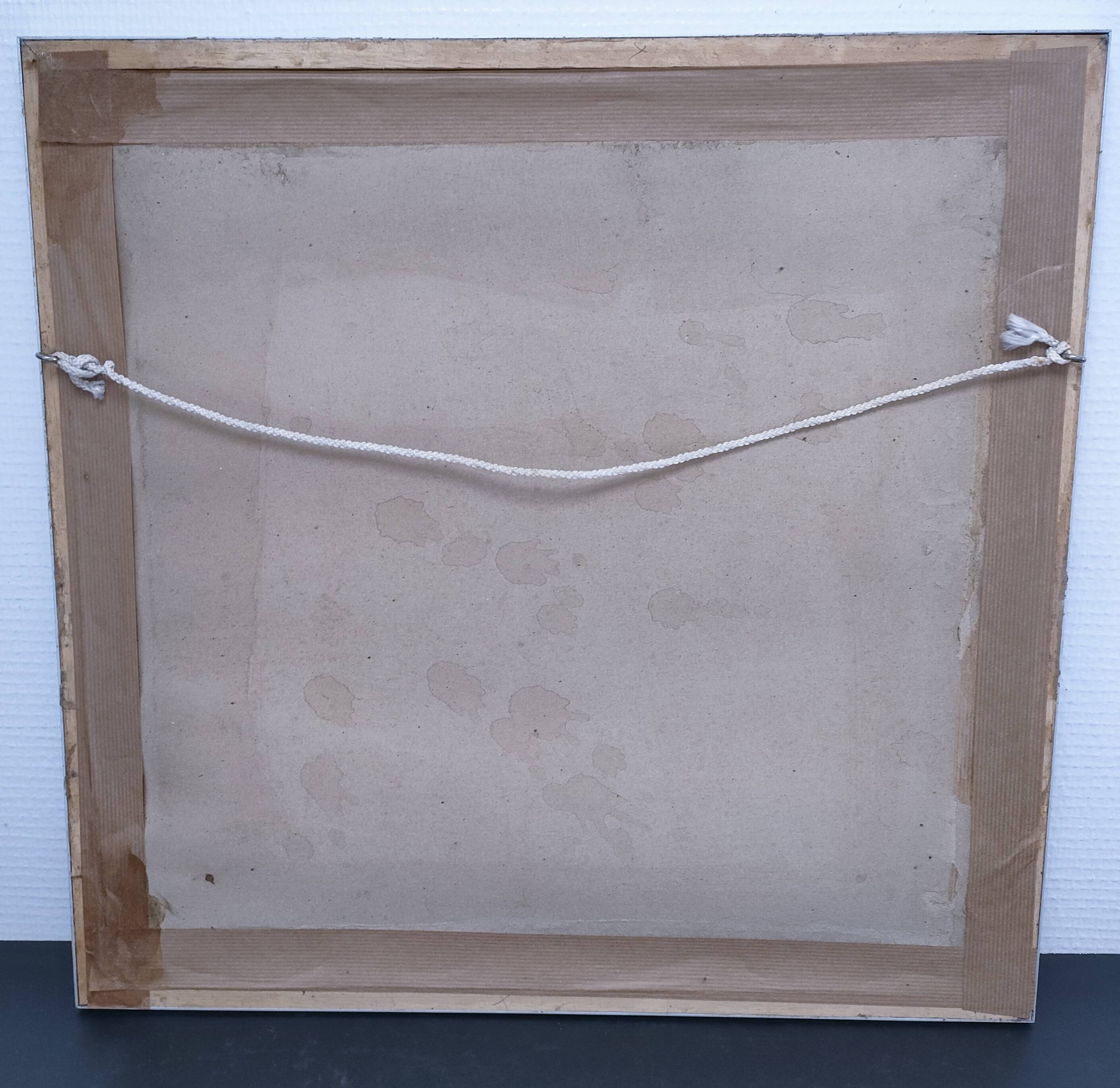 Tapestry with demijohn foliage decor from the 70s