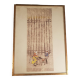 Circus theme print.