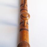 Wooden wall coat rack 4 hooks