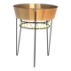 Scandinavian metal planter, Sweden, 1960