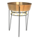 Scandinavian metal planter, Sweden, 1960