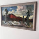 Painting by Per Olof Zachrisson 1960’s, Scandinavian Modern