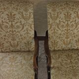 Vintage 3-piece living room in beige fabric