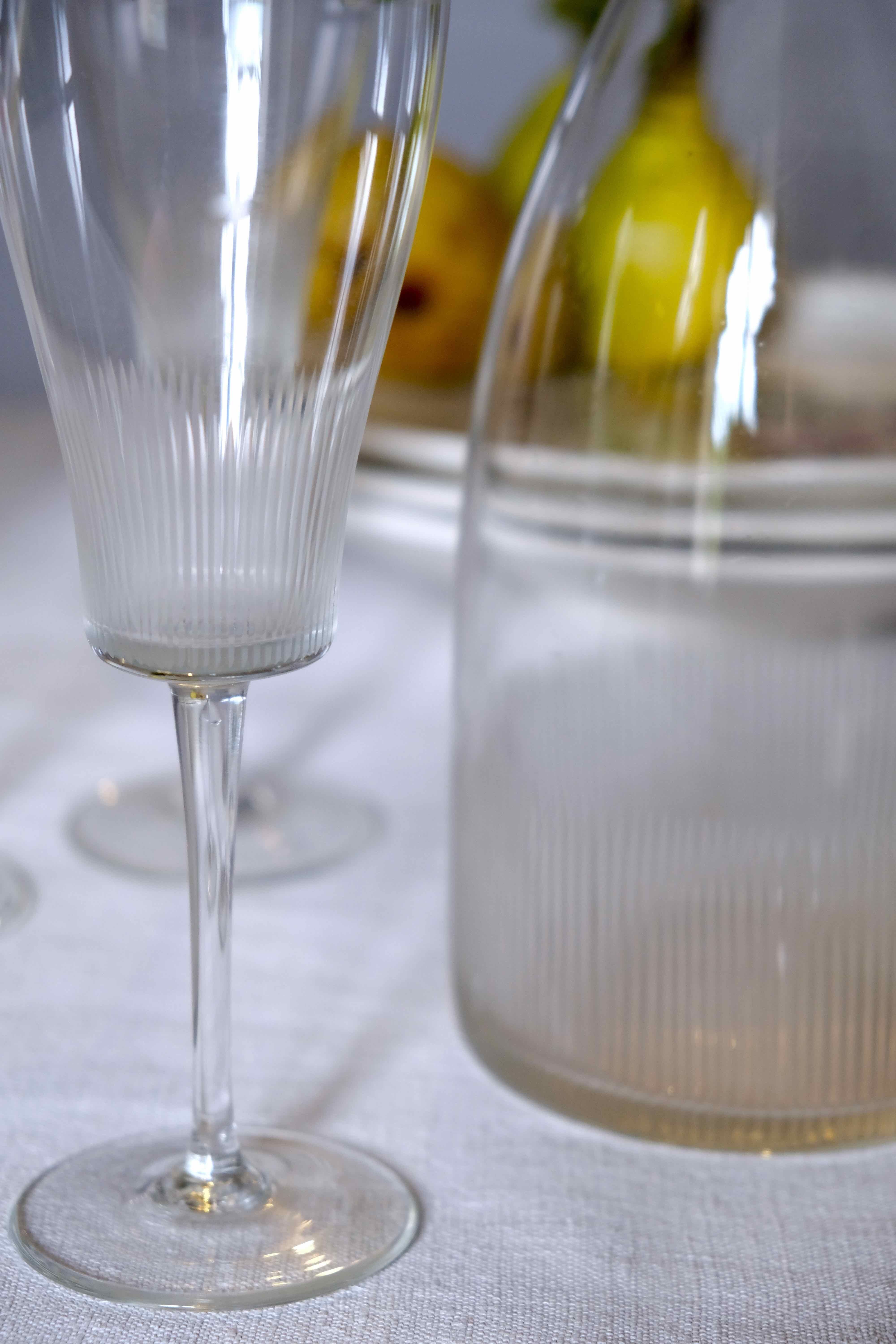 Carafe antique crystal end time Napoleon