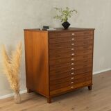 1950s Drawer Plan Cabinet, Vintage