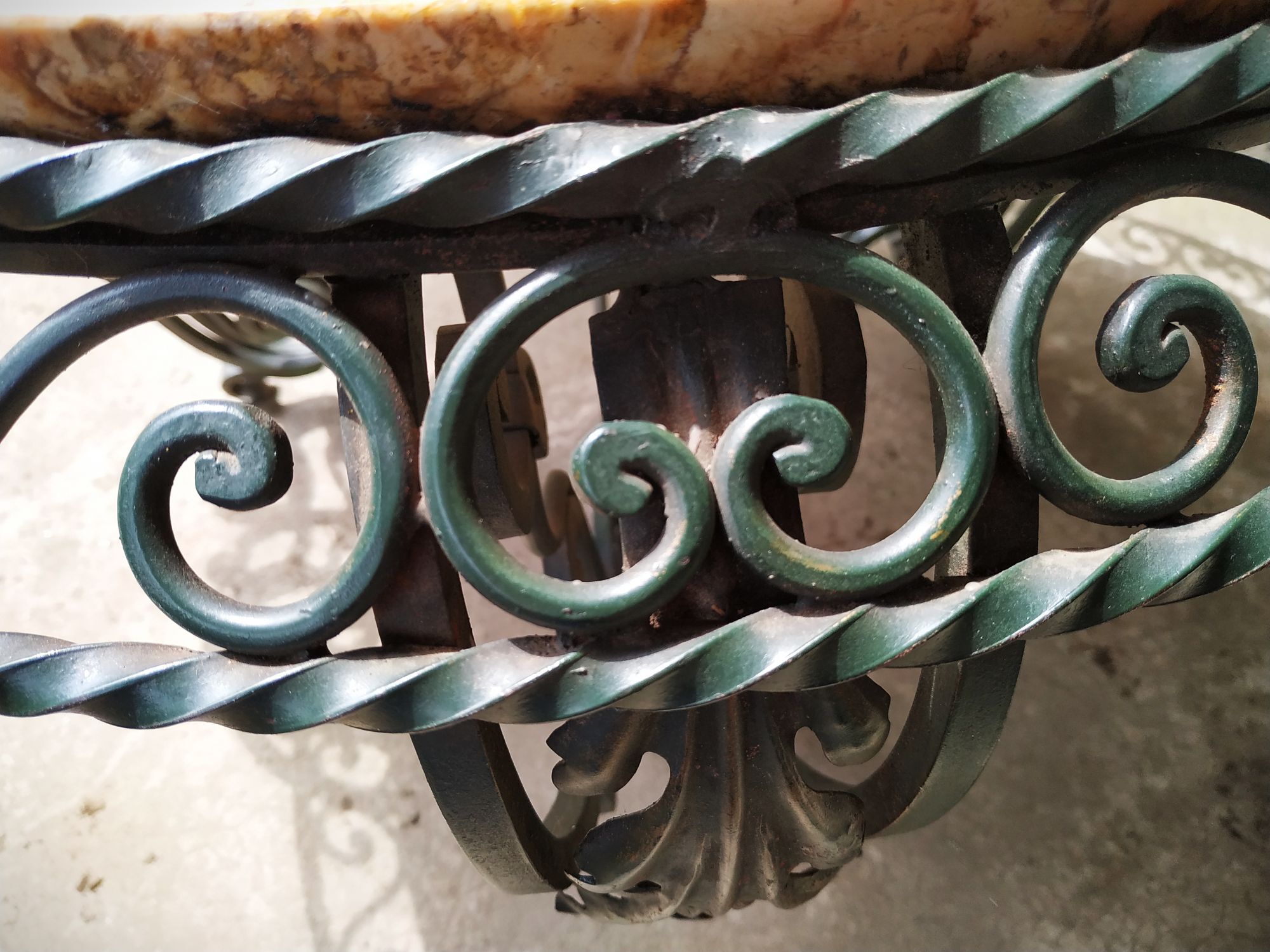 Marble living room side table