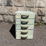 Vintage Metal Drawer Unit