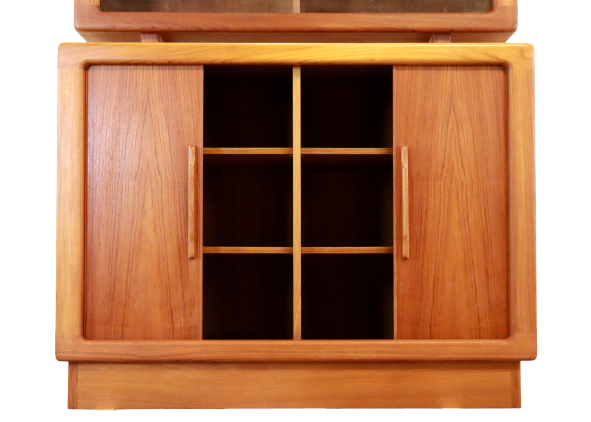 Vintage Danish design Dyrlund two-piece cabinet